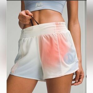 lululemon X Madhappy Short High Rise Hotty Hot 4”Size 8
